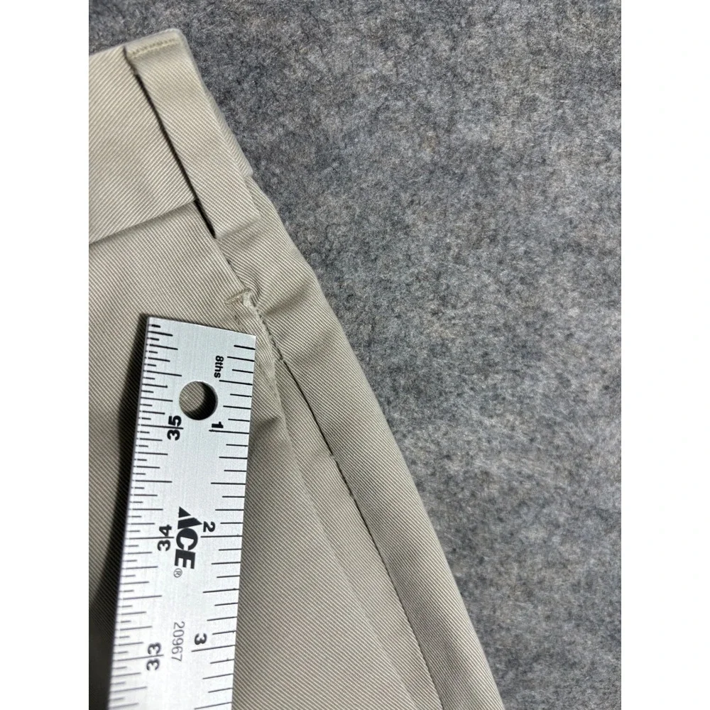 Brooks Brothers Advantage Chino Clark Pants Beige Men's‎ W36 L30 Cotton - Picture 10 of 13